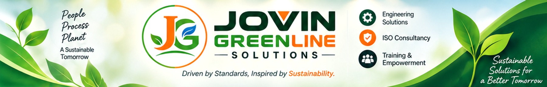 Jovin Greenline Solutions — Driven by Standards, Inspired by Sustainability