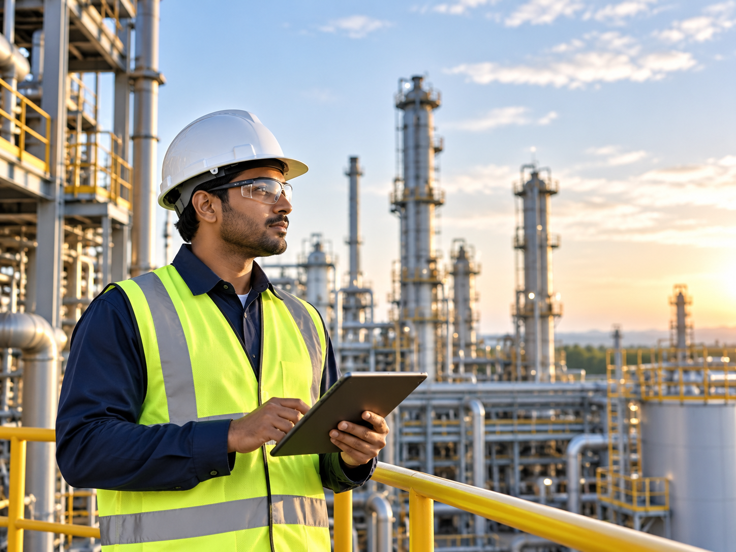 Industrial safety audit at a process facility